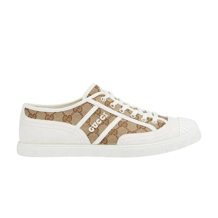 

Кроссовки Gucci GG Canvas Trainer, кремовый, Бежевый, Кроссовки Gucci GG Canvas Trainer, кремовый