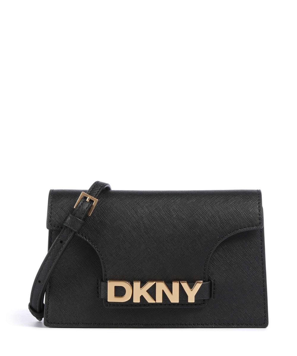 

Сумка через плечо avril из сафьяновой яловой кожи Dkny, черный