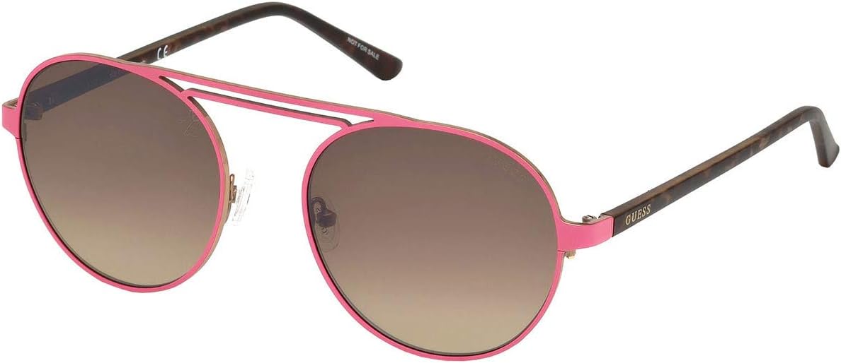 

GUESS Women's Gu3028 круглые солнцезащитные очки, Matte Pink & Gradient Brown