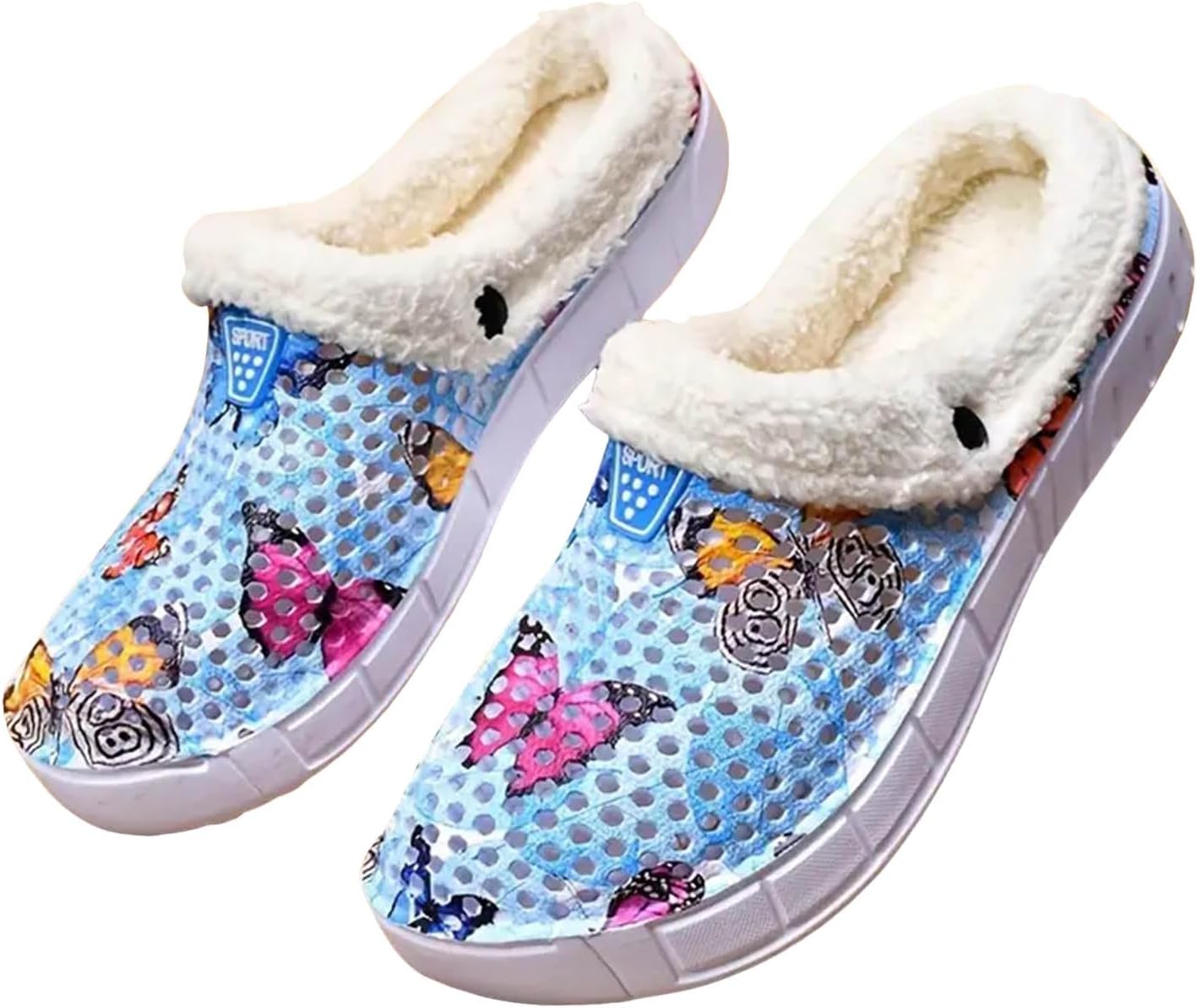 

Женские тапочки с поддержкой свода стопы, широкие кожаные мюли-клоги с искусственным мехом и хлопковой подкладкой, теплые мягкие плюшевые тапочки с эффектом памяти, домашние тапочки на липучке, зимние, для дома и улицы, туфли-лоферы Jyswoshoe, с...