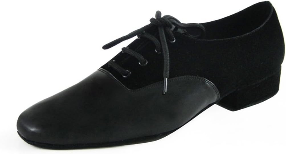 

Мужские классические туфли TDA на шнуровке из замшевой кожи для танго, бальных, сальсы и латиноамериканских танцев, свадебные, черный