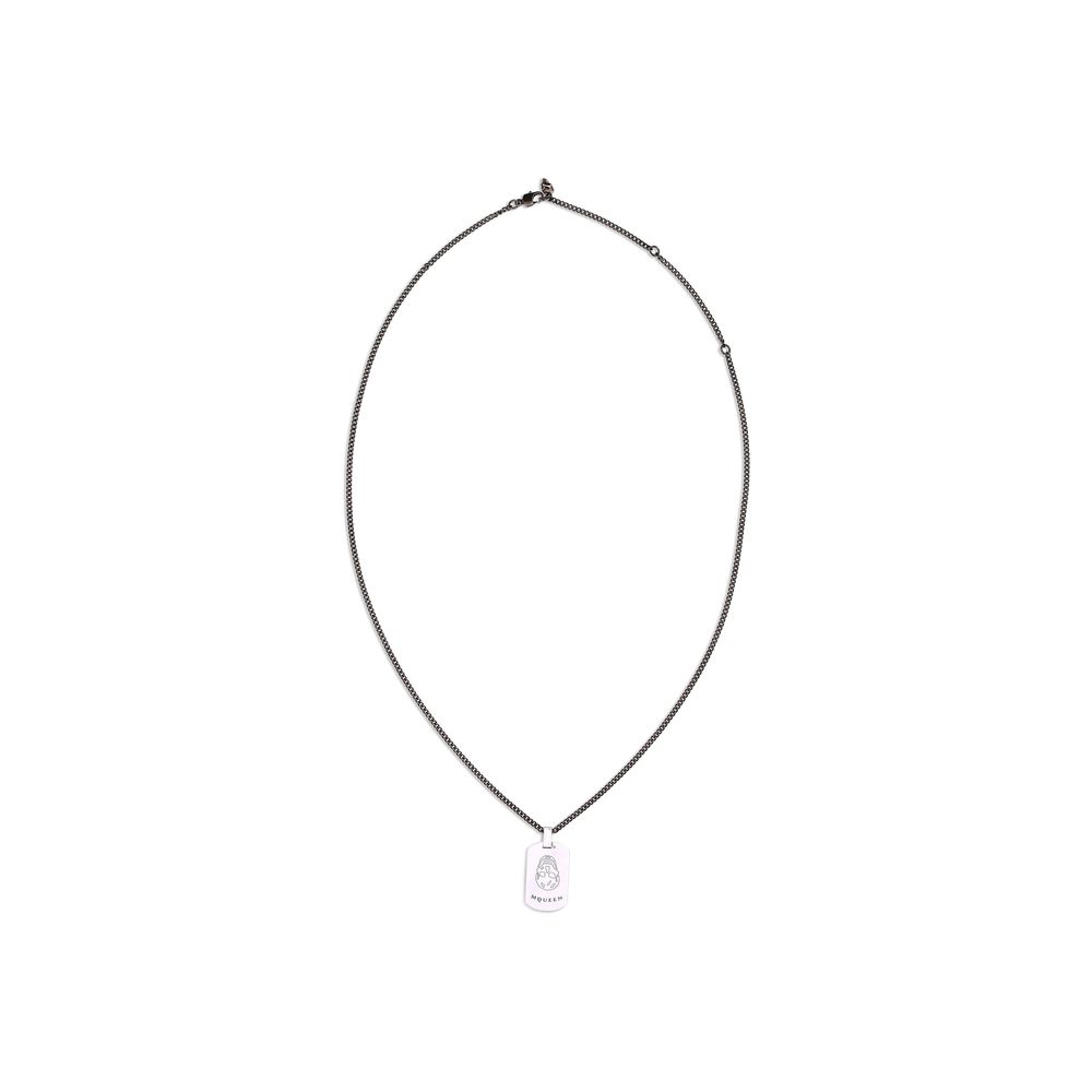 

Ожерелье с черепом Alexander Mcqueen, серебряный