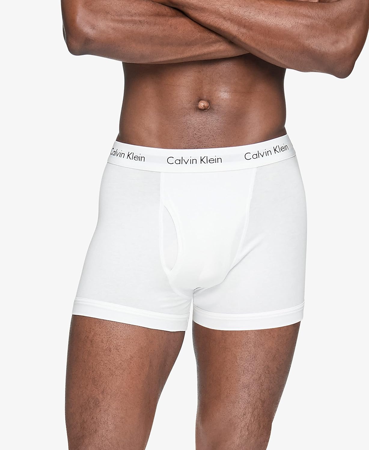 Мужские боксеры Calvin Klein из хлопка и эластичного материала, комплект из 5 пар, 5 White — фото 2