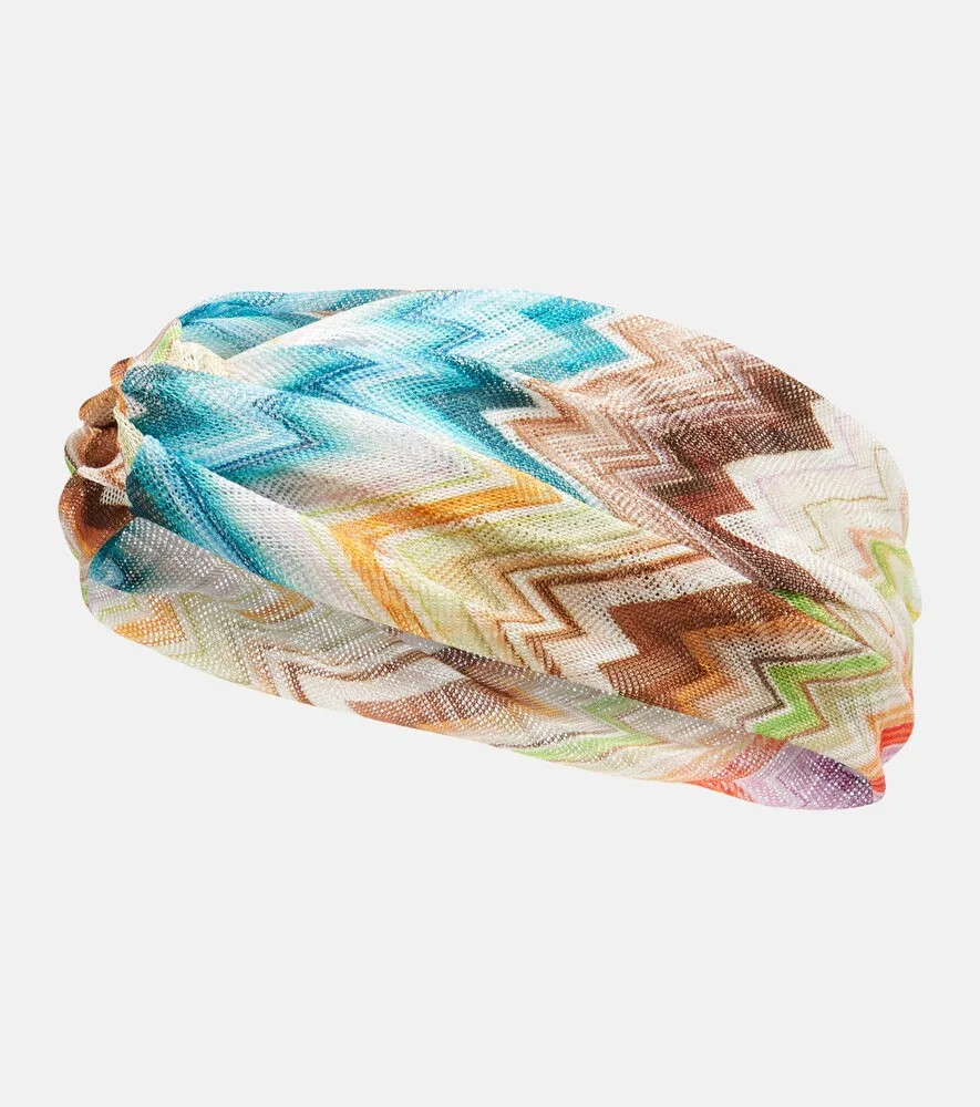 Повязка на голову в виде зигзага Missoni, мультиколор