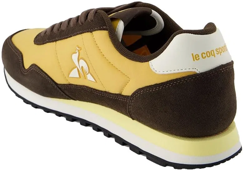 Кроссовки унисекс Le Coq Sportif Astra_2, Spruce Yellow Chocolate Brown — фото 3