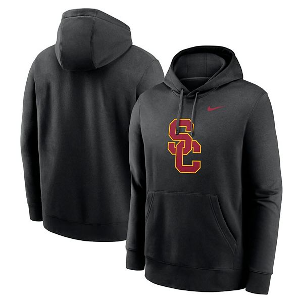 

Мужская черная толстовка с капюшоном USC Trojans Primetime Evergreen Club Fleece Nike, Черный, Мужская черная толстовка с капюшоном USC Trojans Primetime Evergreen Club Fleece Nike