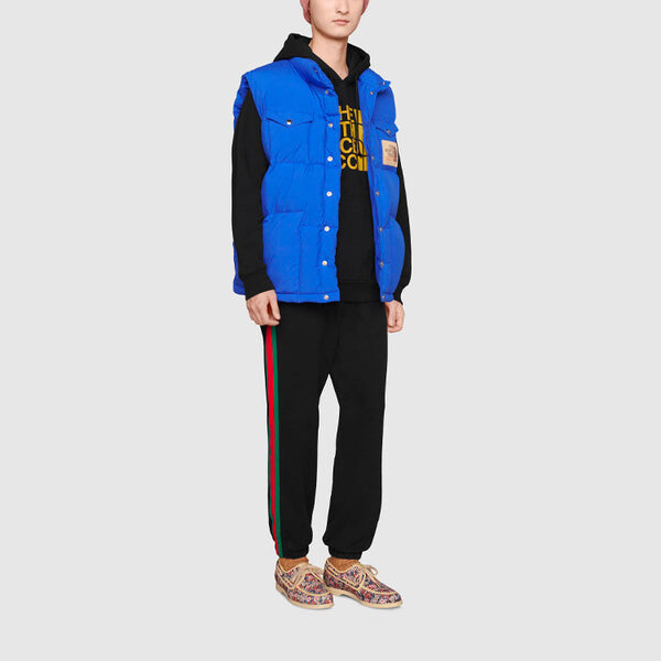 Толстовка x the north face crossover printing hoodies pullover long sleeves 'black' Gucci, черный — фото 2