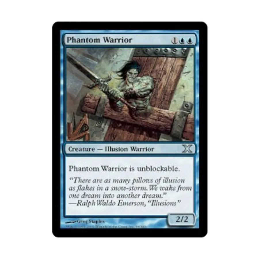 

CCG Призрачный воин (U), MTG - 10th Edition