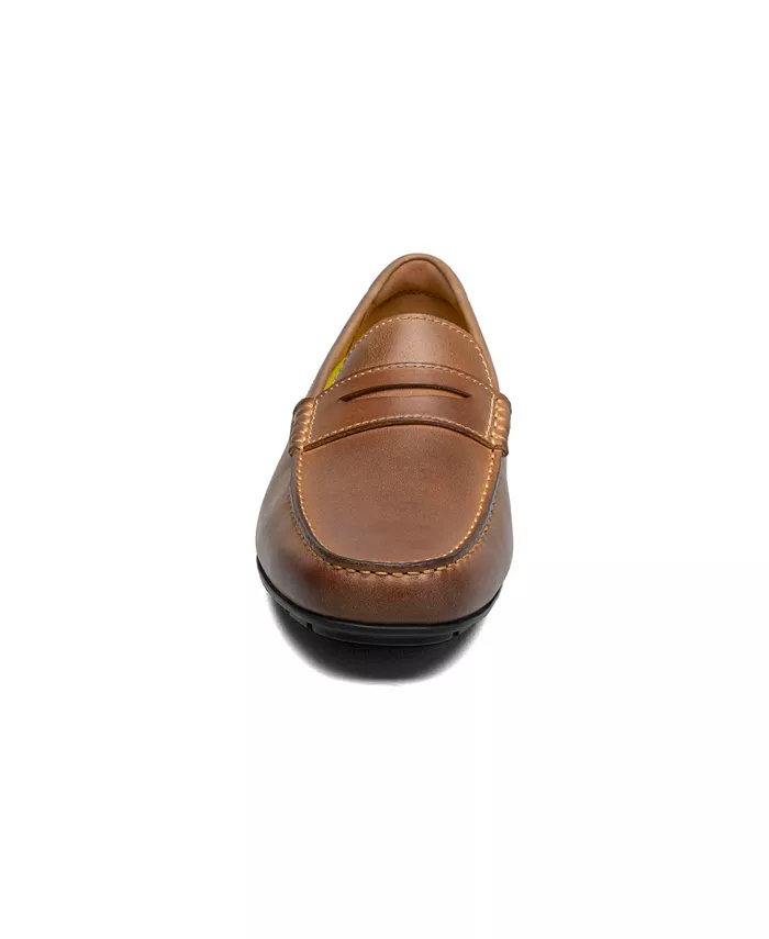 Мужские мокасины Motor Smooth с круглым мысом Penny Loafer Florsheim, коричневый — фото 2