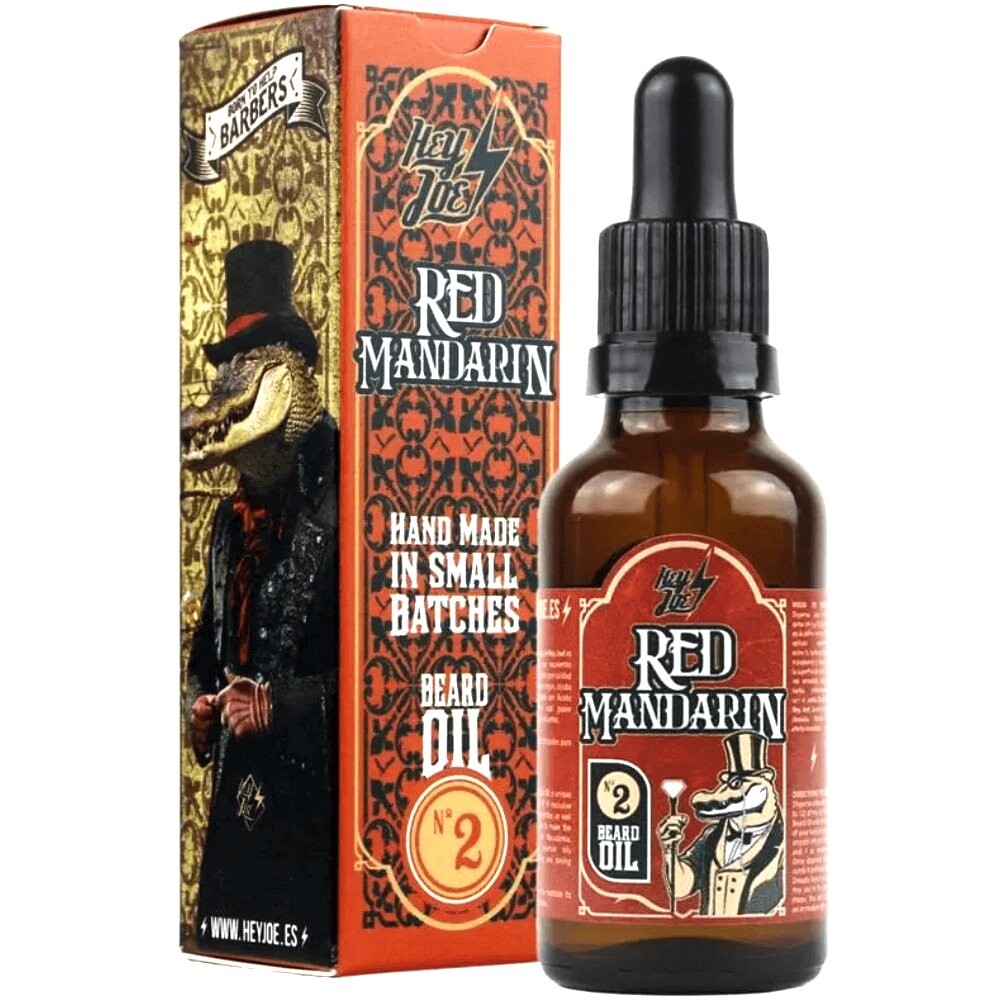 Hey Joe - Beard Oil №2 Красный Мандарин - Масло для бороды 30мл — фото 4