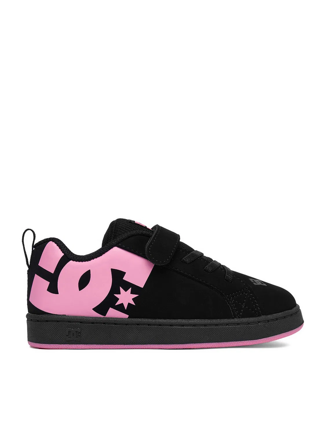 Кроссовки для девочки GRAFFIK ELASTIC TODDLER Dc Shoes, черный — фото 2