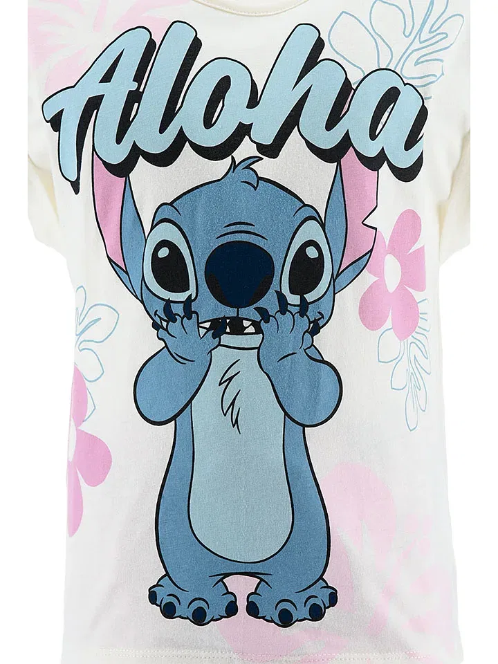 Комбинезон с принтом Stitch Lilo & Stitch, белый — фото 3