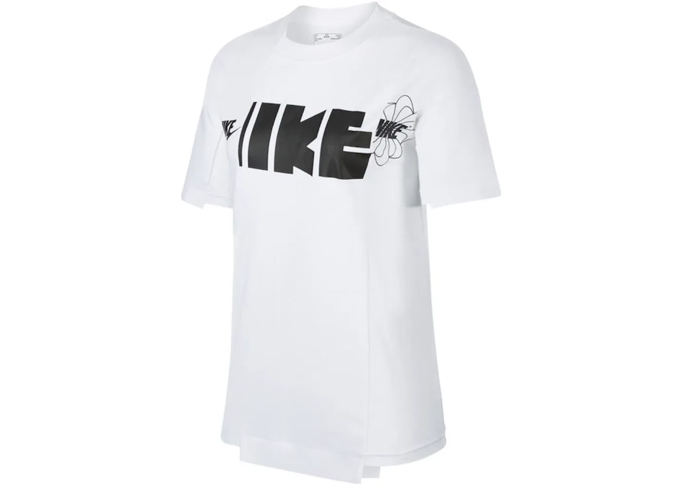 Женская футболка с принтом Nike x Sacai Tee, White