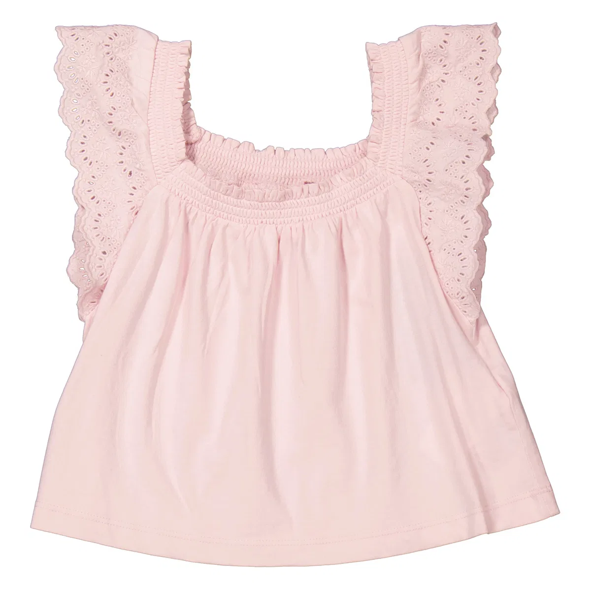 Топ для девочек с вышивкой Eyelet Hint Of Pink Polo Ralph Lauren, Hint Of Pink