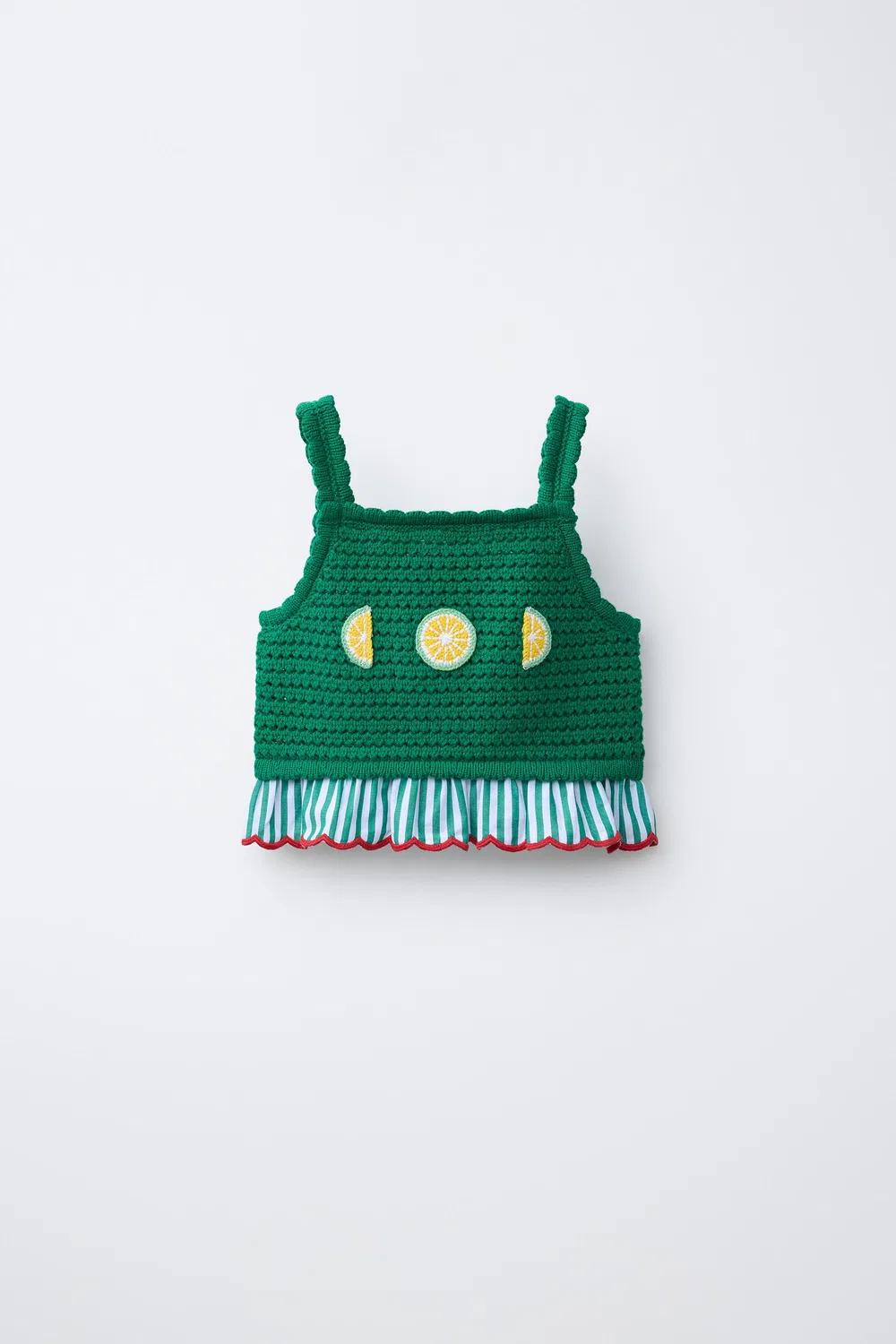 Детский вязаный топ CASA LAWA X ZARA, Green