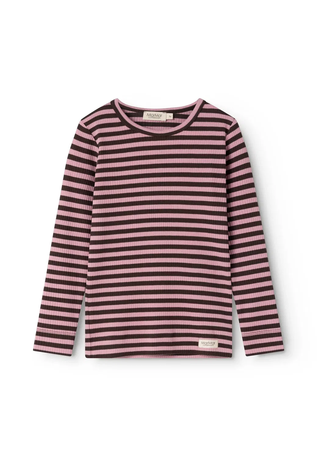 Однотонная футболка унисекс с длинными рукавами Marmar Copenhagen, Pink Heather — фото 2