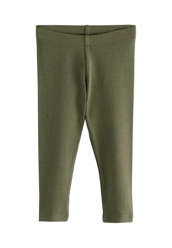 Комплект из 5 брюк, облегающие модели leggings Next black/white/khaki green, белый/черный/зеленый/хаки — фото 3