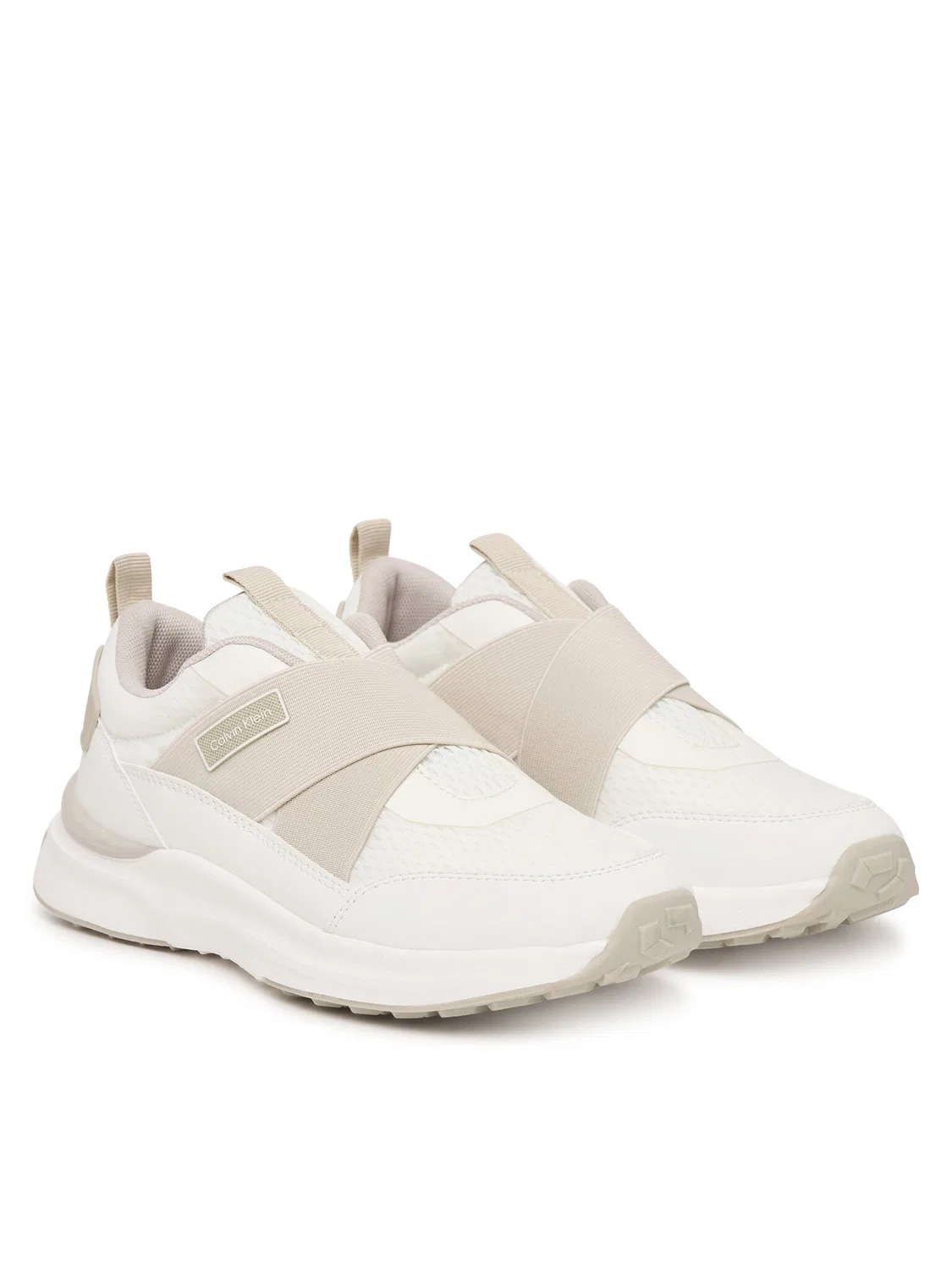Кроссовки для девочки Low Cut Velcro Calvin Klein, белый — фото 2