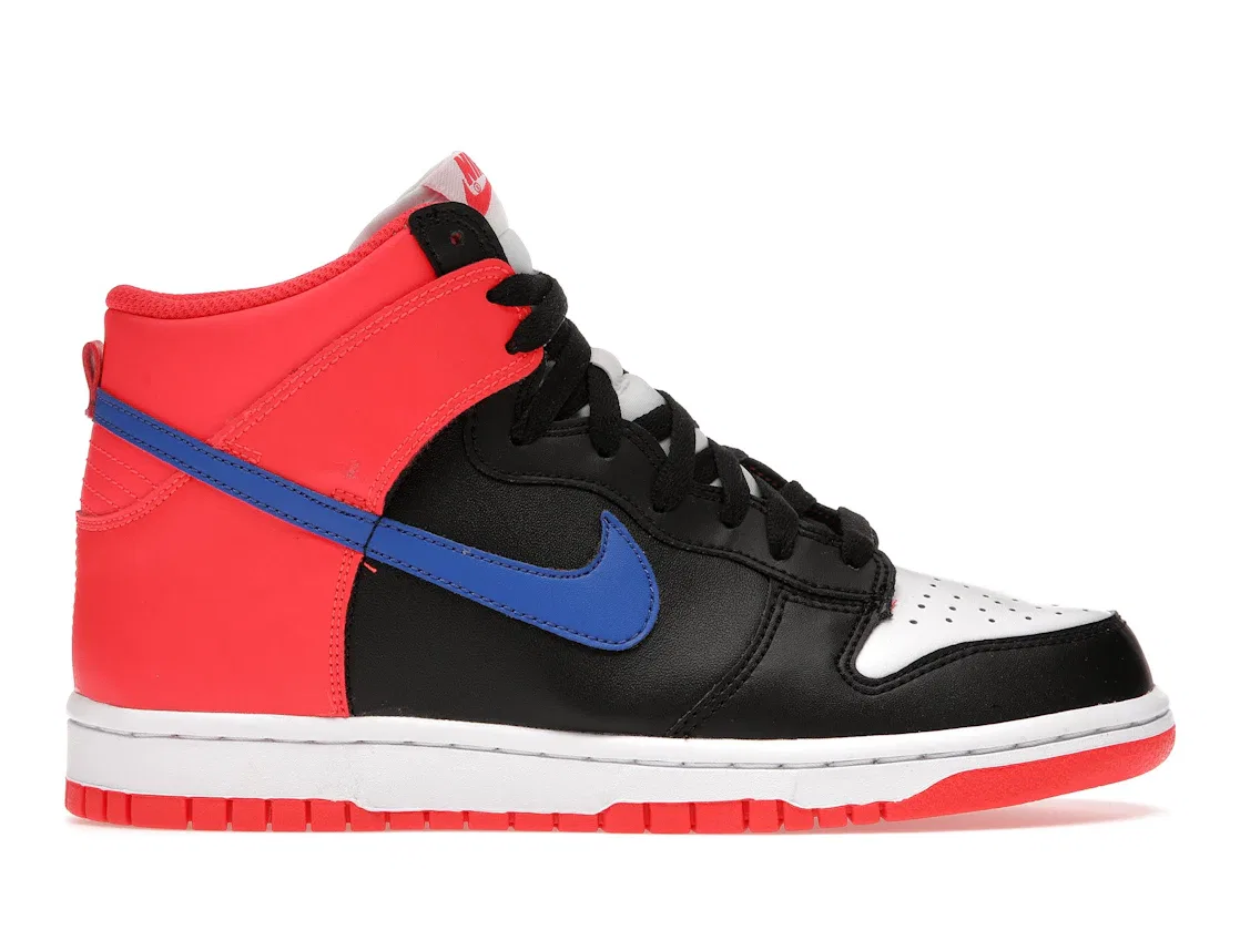 Детские кроссовки высокие с принтом Nike Dunk High Knicks Nike, Black/Game Royal-Bright Crimson-White