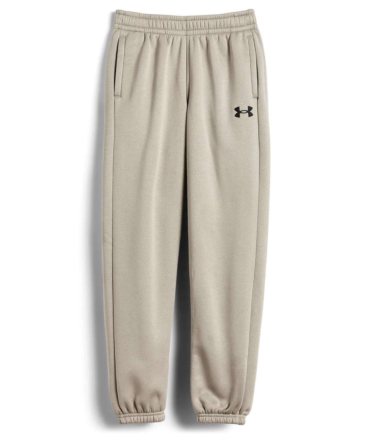 Спортивные брюки Armour Fleece (для детей постарше) Under Armour Kids, Timberwolf Taupe/Black