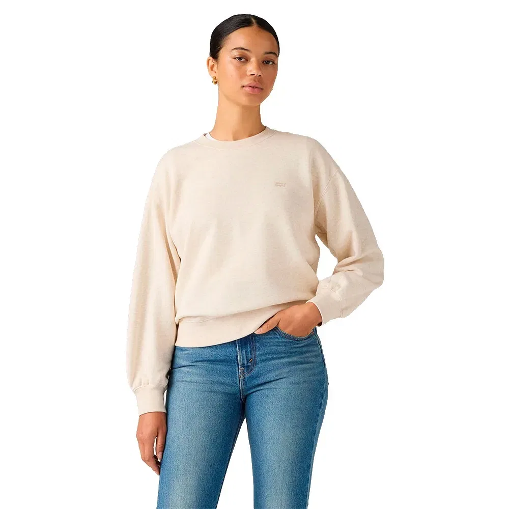 Женский свитшот хлопковый Everyday Levi's, Beige