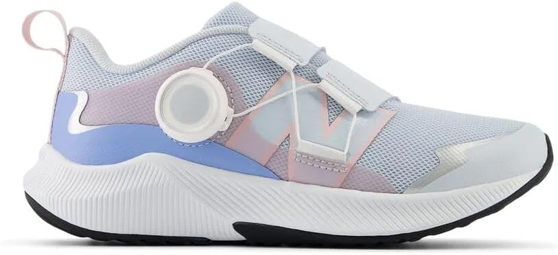 Детские кроссовки для девочек с технологией DynaSoft Reveal V4 Boa New Balance, Ice Blue/Rose Sugar — фото 3