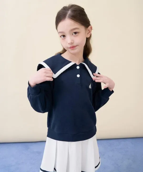 Свитшот-платье школьное, Navy, Beanpole Kids