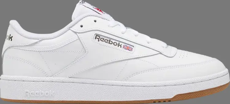 

Кроссовки club c 85 'white gum' Reebok, белый