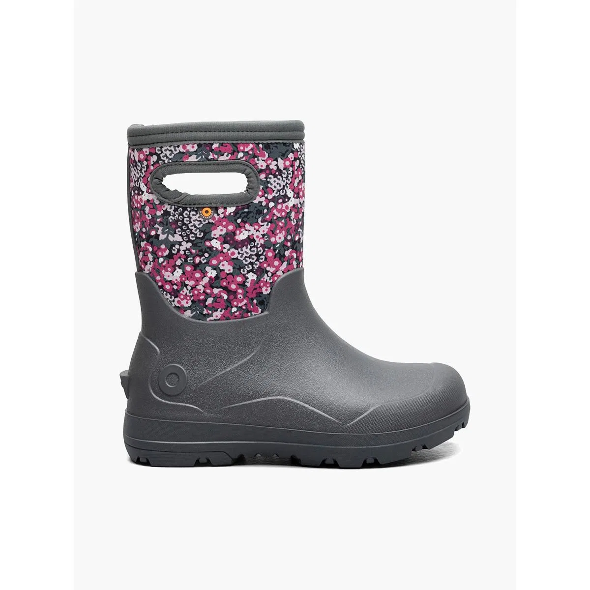 Детские ботинки для девочек водонепроницаемые York Seamless Impressionist Floral Bogs, Gray Multi