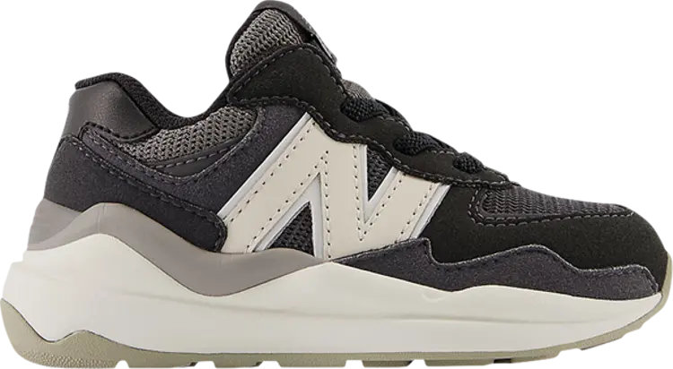 

Кроссовки New Balance 57/40 Bungee Toddler Wide 'Black Moonbeam', черный