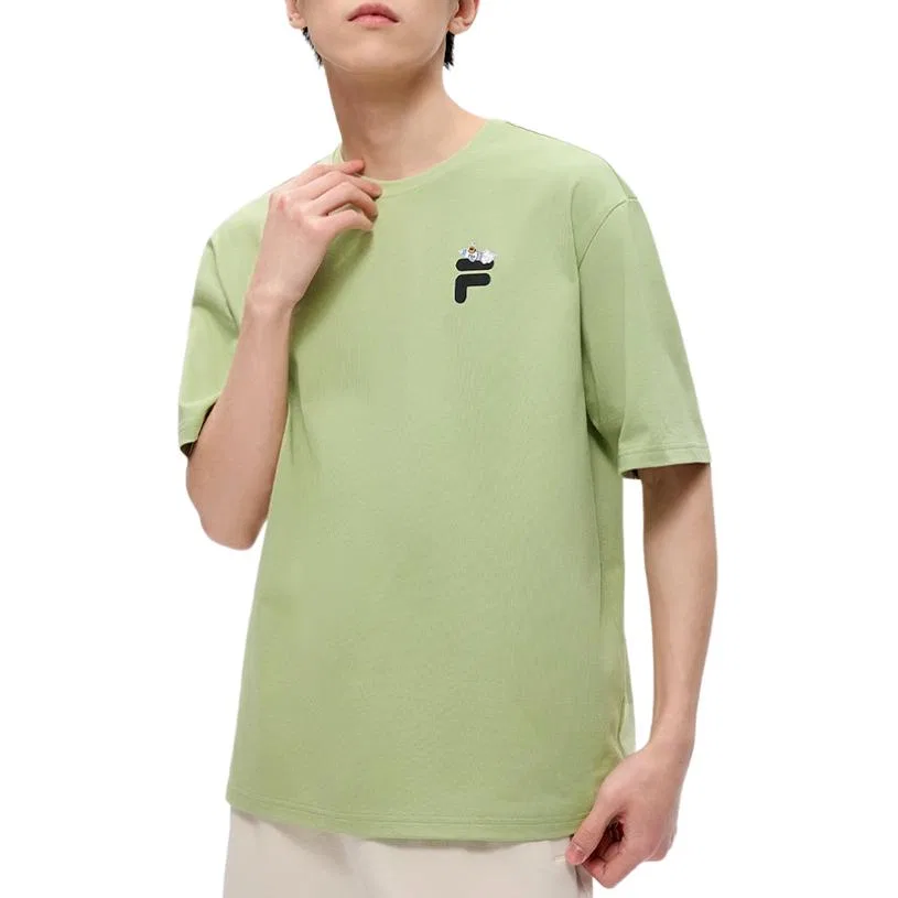 Детская футболка с коротким рукавом Grass Green FILA FUSION — фото 4