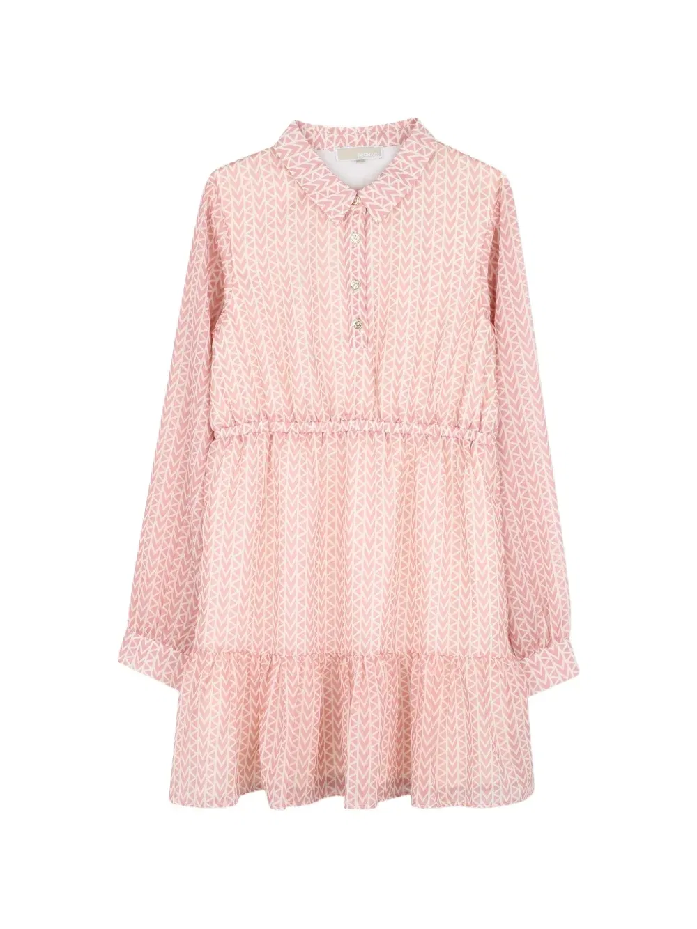 Ярусное платье Michael Kors Kids, розовый