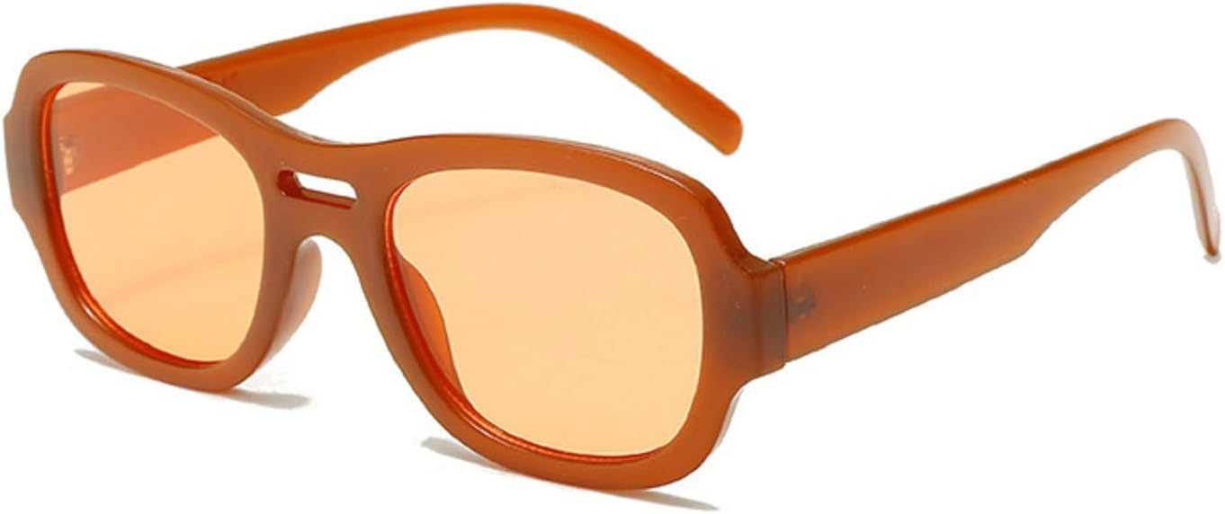 

Квадратные солнцезащитные очки для женщин, роскошная металлическая оправа, винтажные солнцезащитные очки в стиле Y2K с защитой от УФ-излучения UV400, артикул 23041 Melrose, Brown