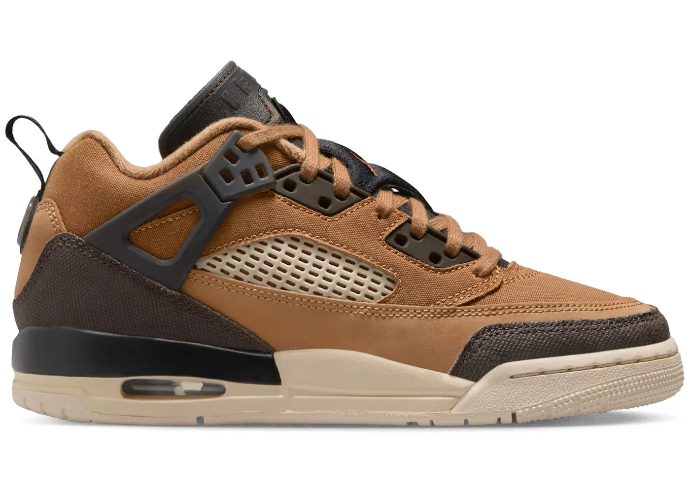 Детские кроссовки Lifestyle Jordan Spizike Low, Flax/Black/Sanddrift/Baroque Brown
