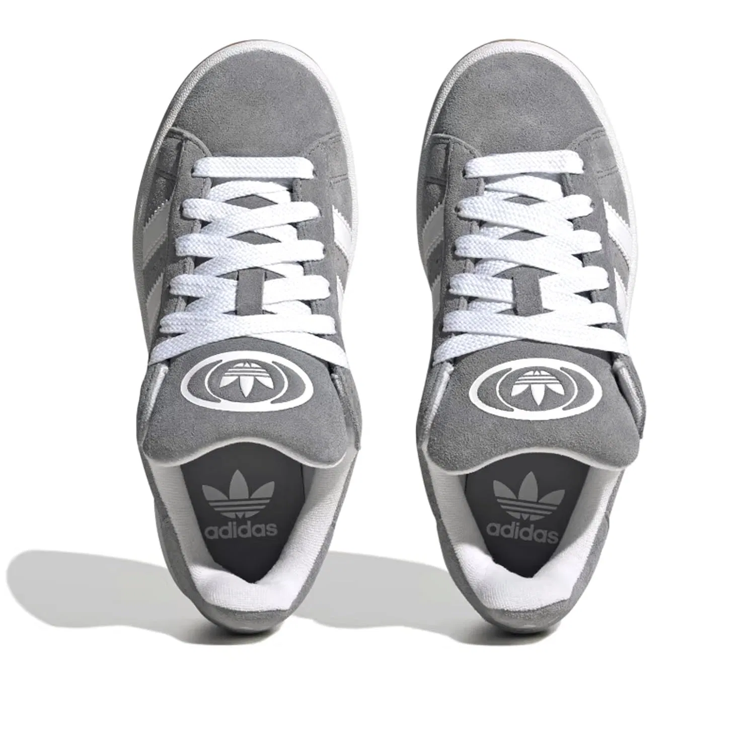 Детские кроссовки для мальчиков с замшевым верхом Campus 00s J Adidas, Core Black Ftwr White — фото 3