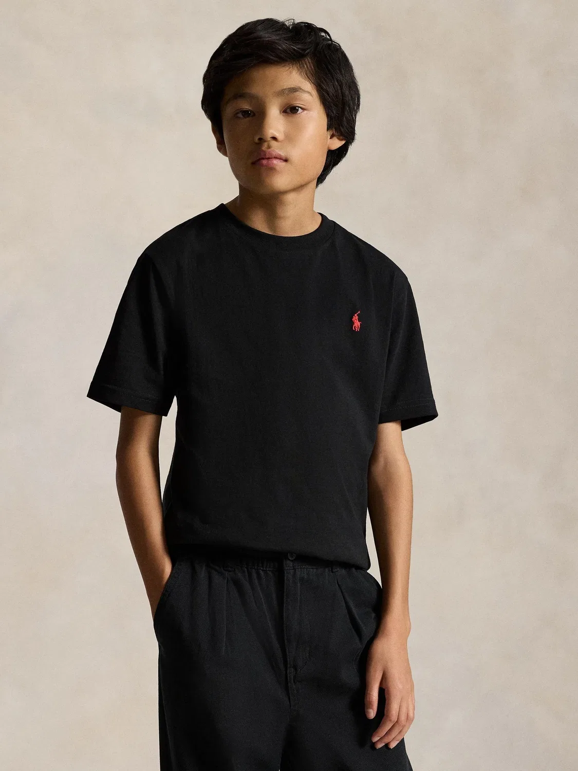Футболка джерси Polo Ralph Lauren, черный