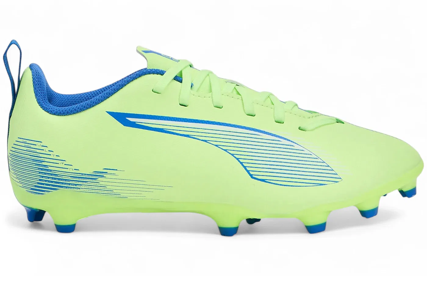 Детские бутсы Puma Ultra 5 Play FG/AG Jr, Fizzy Apple/Puma White