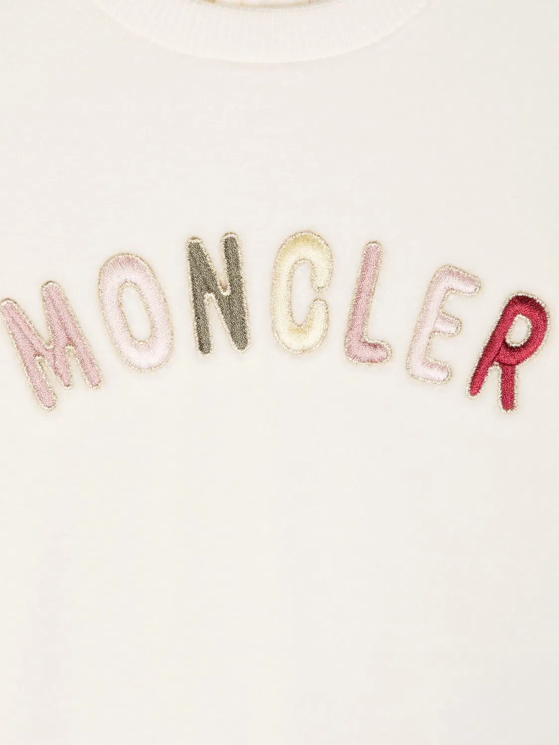 Вышитое платье Moncler, белый — фото 3