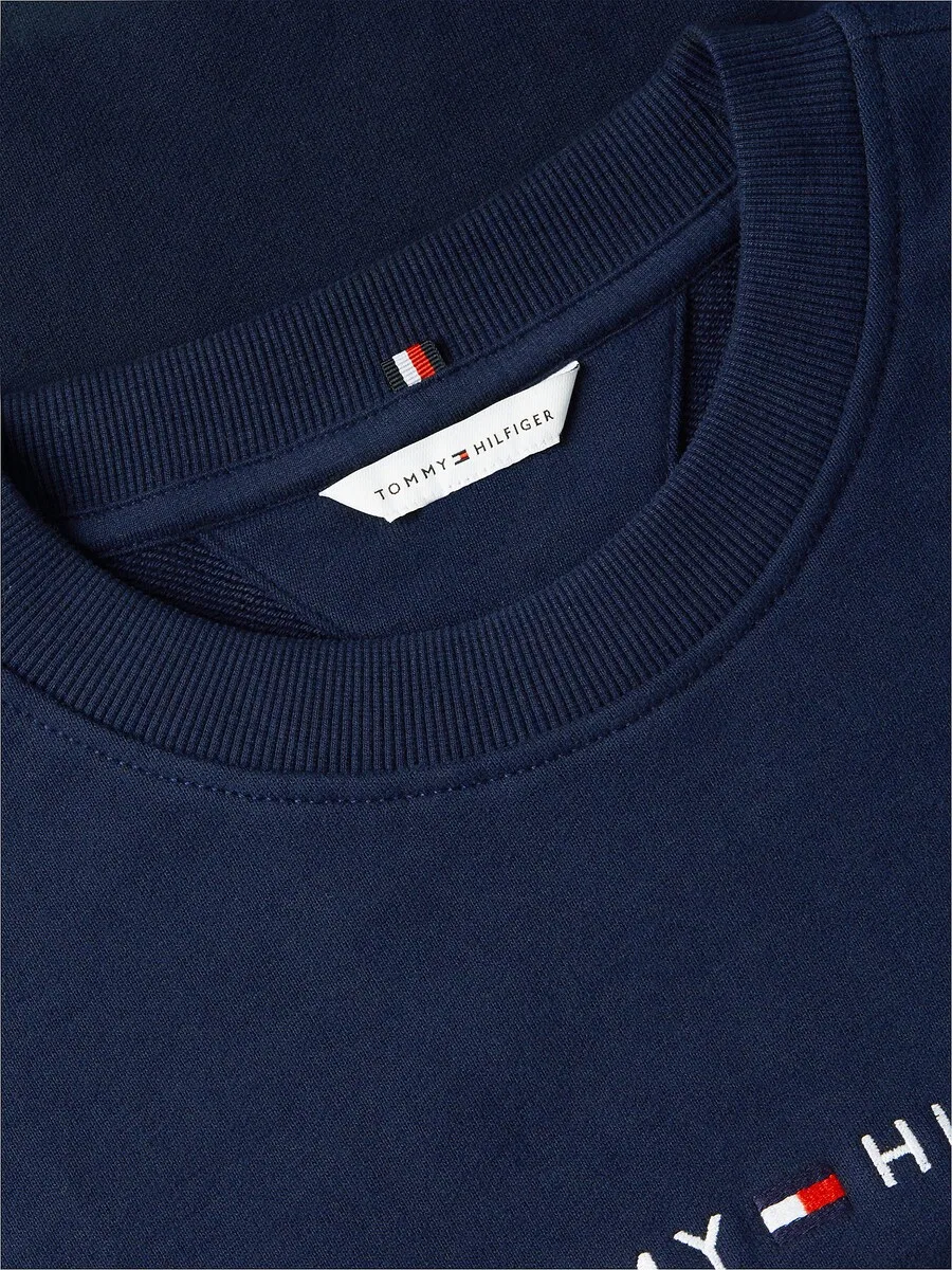 Толстовка TOMMY HILFIGER 'Essential' темно-синего цвета — фото 4