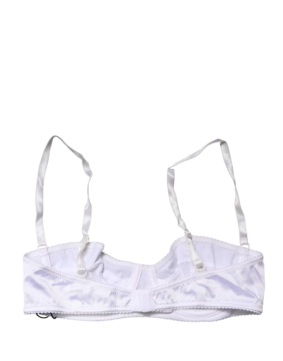 Женское бюстгальтер балконет с частичной подкладкой и косточками Semi-Pad Underwire Balconnet Bra Dolce & Gabbana, White — фото 4