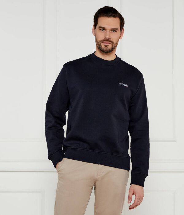 

Свитер we_mixdenim Regular fit Boss Orange, синий