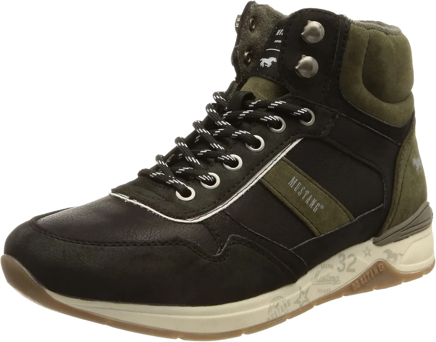 Ботинки MUSTANG Herren 4183-502 Schnür-Boot, Black