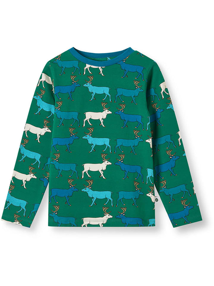 

Småfolk Футболка с длинными рукавами "Гала" зеленого цвета