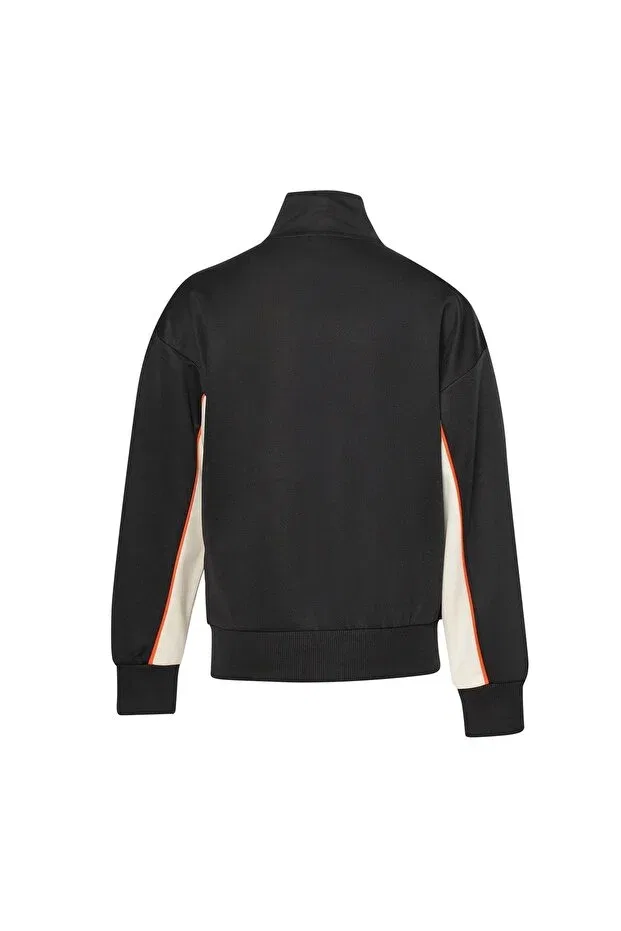 Детские свитшот на молнии для девочек с длинным рукавом Hummel, Black — фото 3