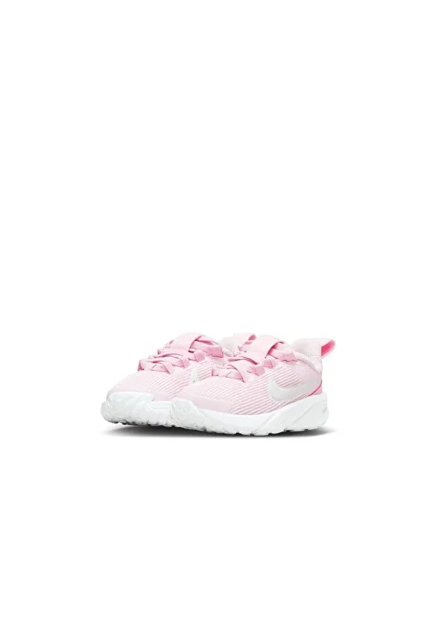 Детские кроссовки для девочек с принтом Star Runner 4 NN TD Nike, Pink — фото 3