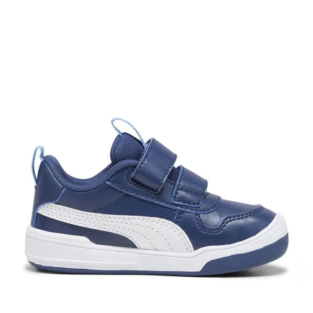 Детские кроссовки для мальчиков Puma 380740-18, Цвет: BLAU / WEISS — фото 2