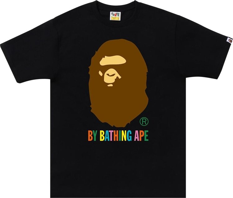 

Футболка BAPE Colors By Bathing Ape Tee 'Black/Multicolor', черный