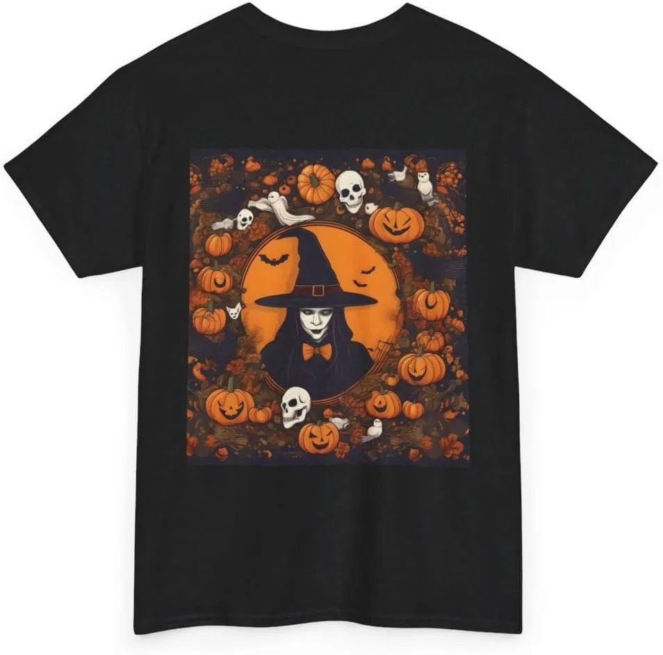 Футболка с принтом Trick or Treat Gildan 5000, Black — фото 4