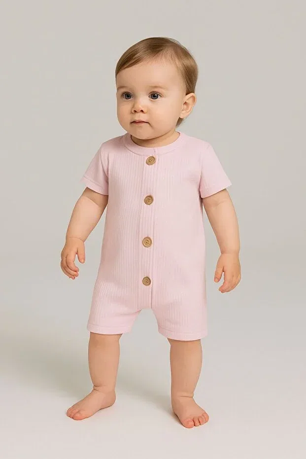 Детский комбинезон для девочек хлопковый Mai Perla, Pink