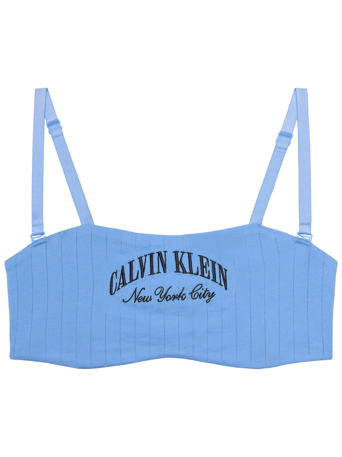 Бюстгальтер-бандо Calvin Klein Heritage небесно-голубого цвета